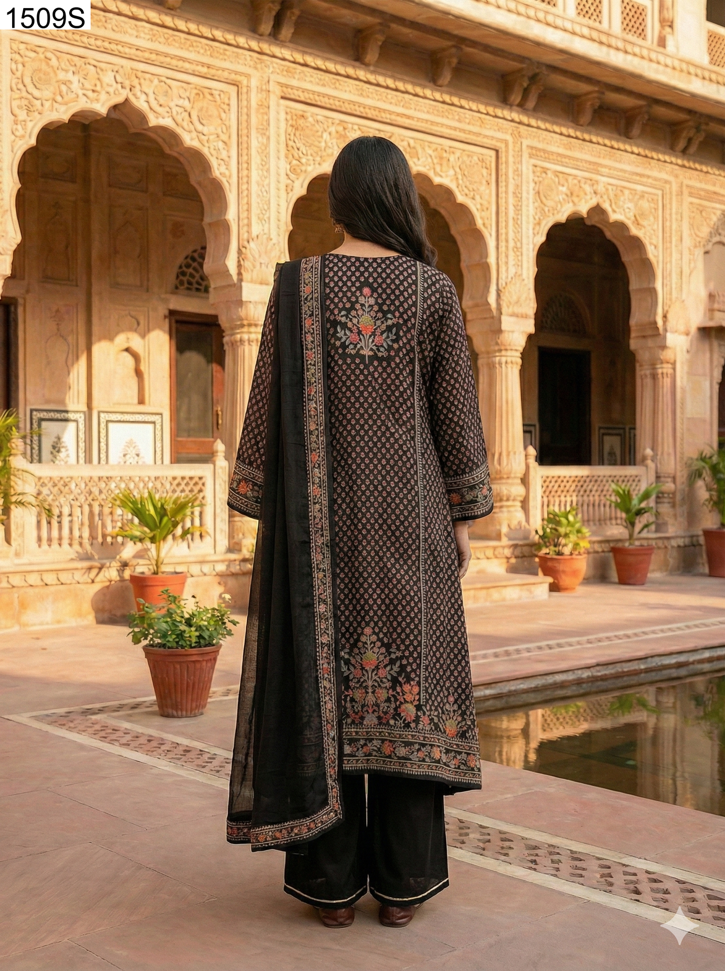 3Pcs Suit - 3620 PS BK
