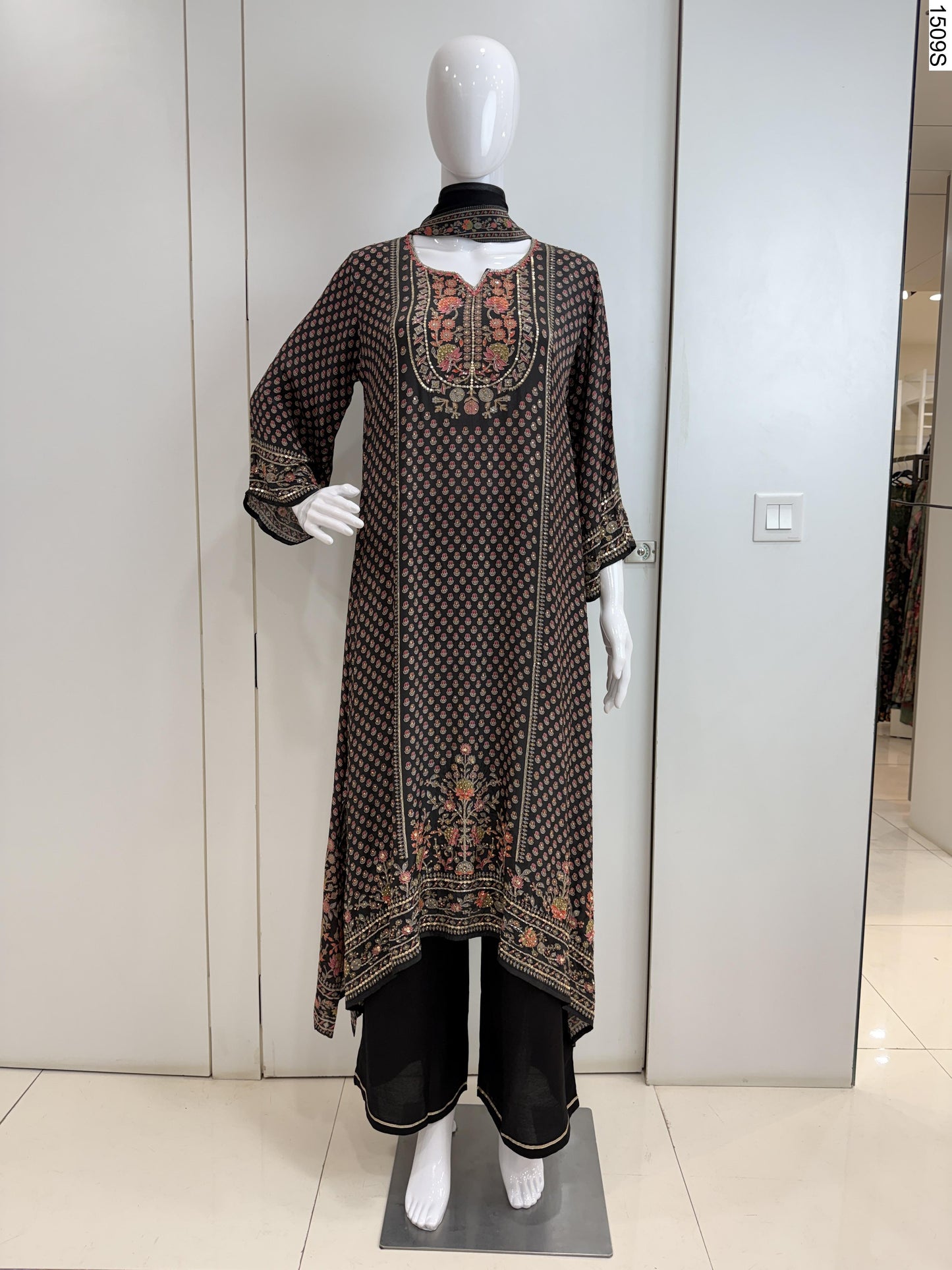 3Pcs Suit - 3620 PS BK