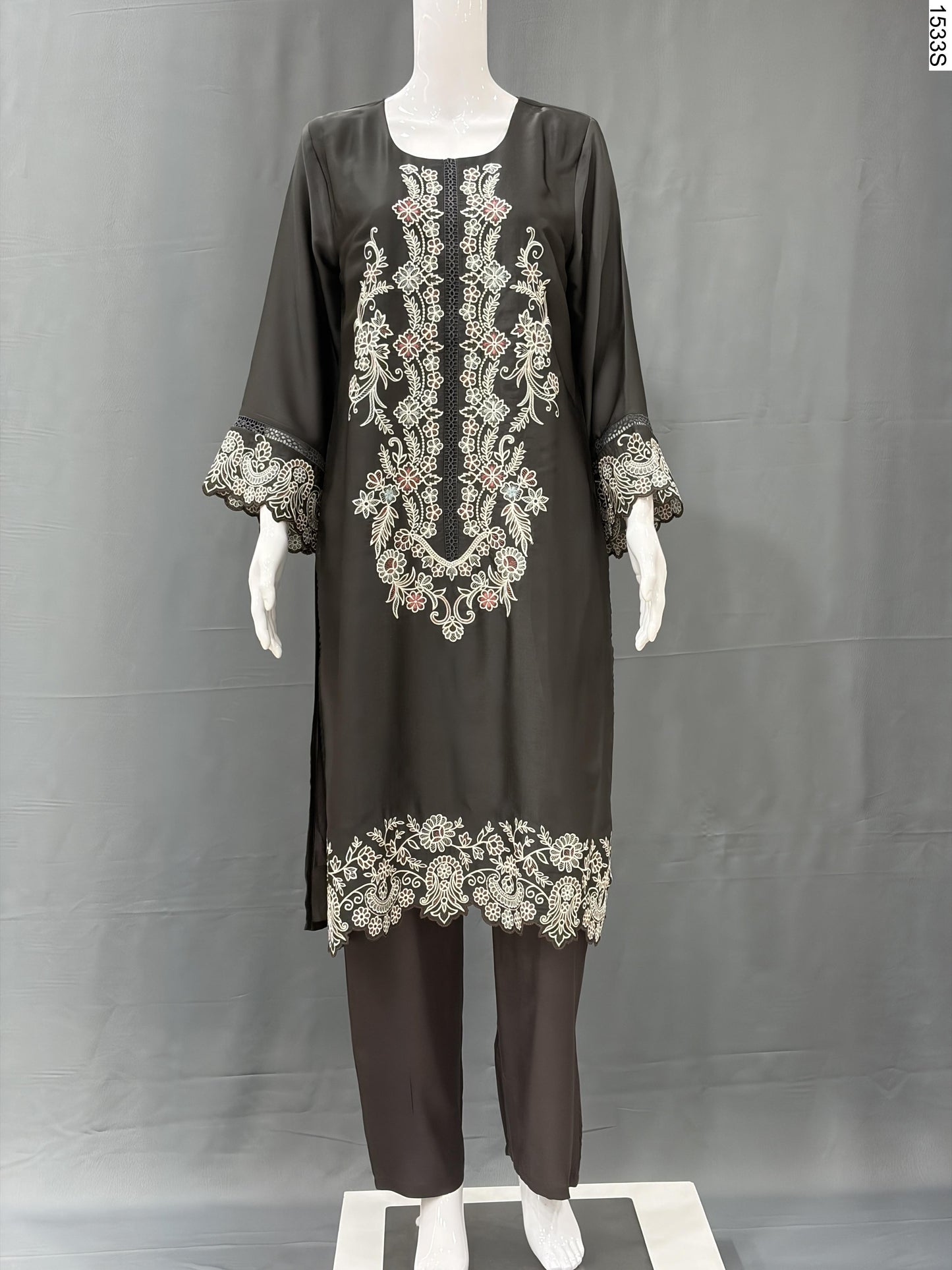 3Pcs Suit - AW24030 NU DGY 5