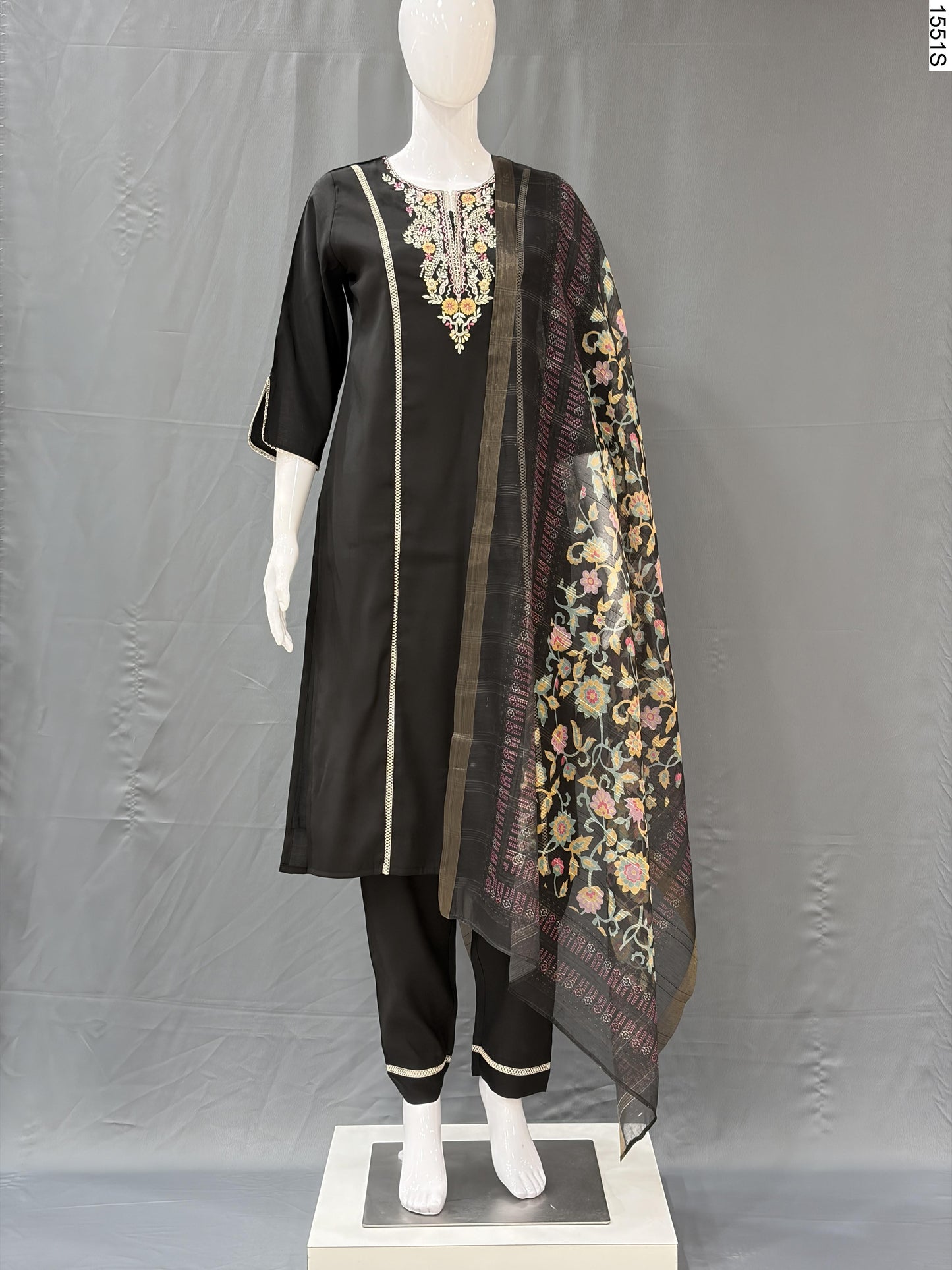 3Pcs Suit - SKD2068 HL BK 5