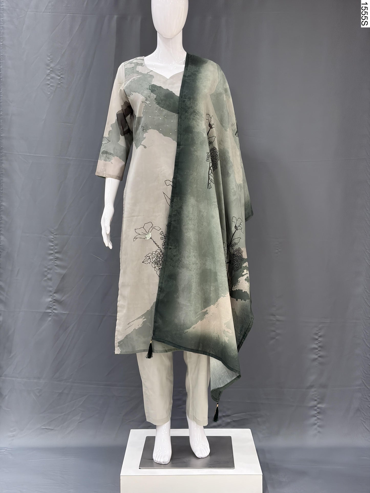 3Pcs Suit - 2164 MSC GY
