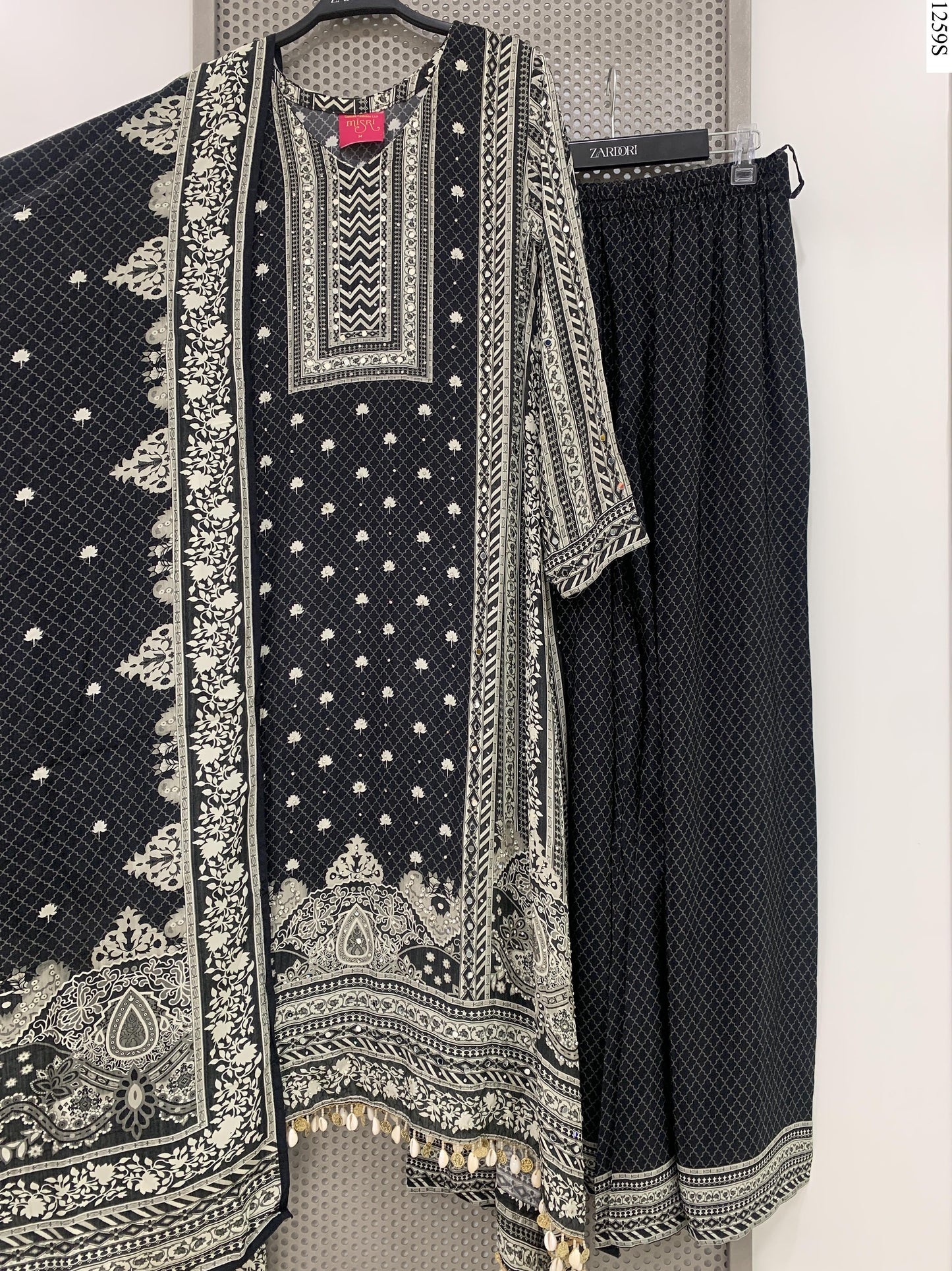 3Pcs Suit - MA-1608 MR BK