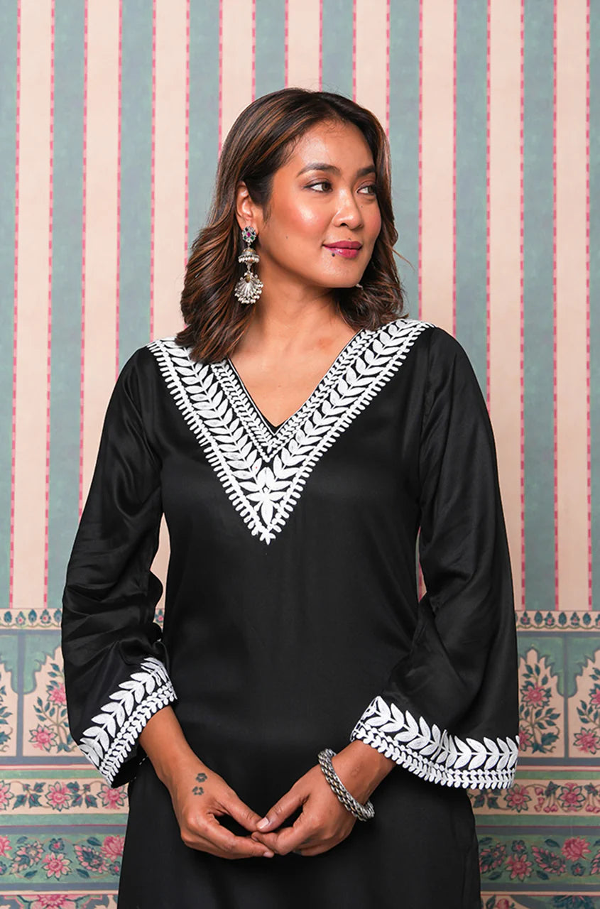 2Pcs Suit - 7922 IS BK