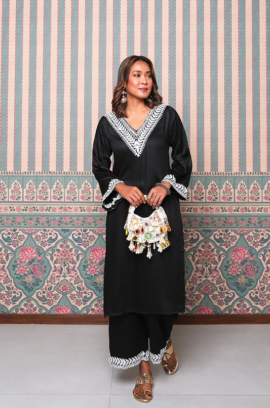 2Pcs Suit - 7922 IS BK