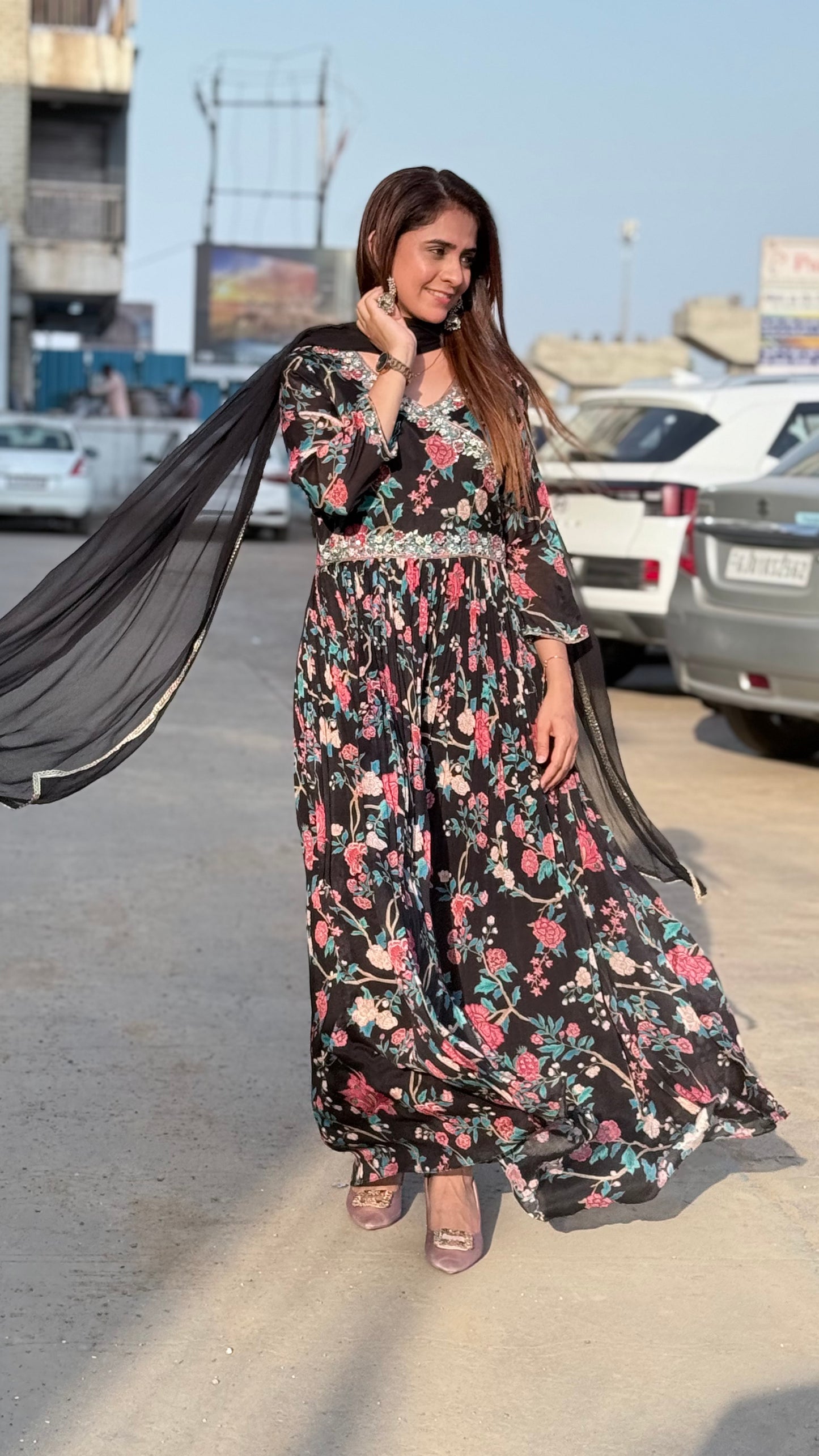 Gown - 7135 FW BK