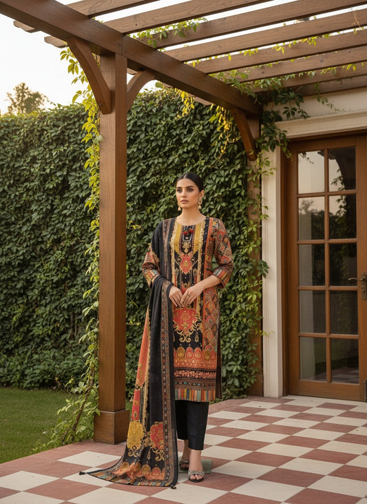 3Pcs Suit - 1447S PD BK