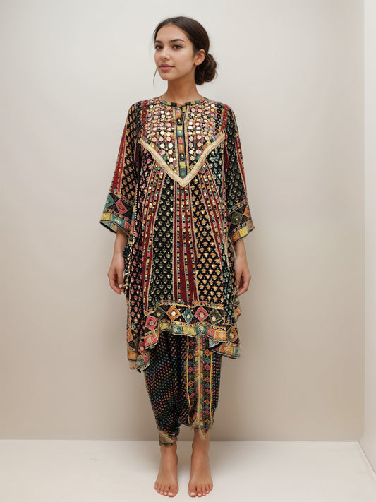 2Pcs Suit - 998369 GA BK