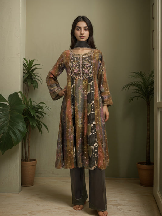 3Pcs Suit - 6802 JN MG